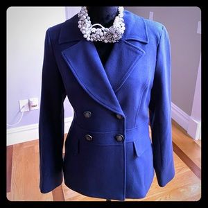 Brand New Navy Blue Wool Peacoat!